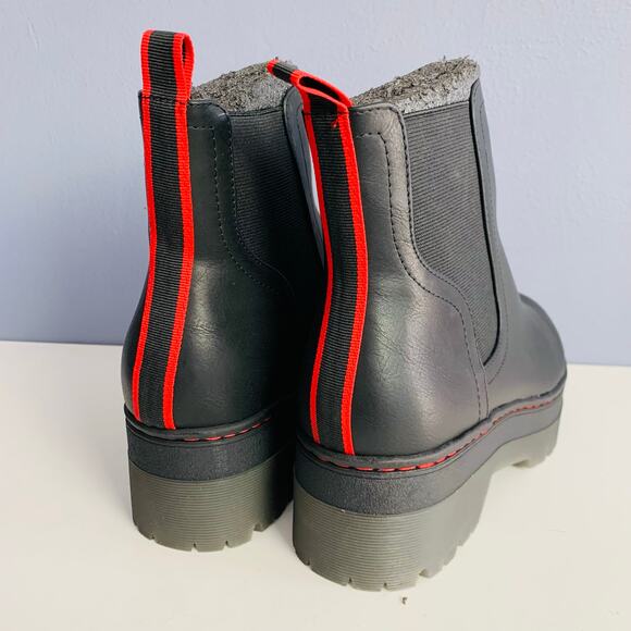 NIB MIA Cayson Black Malta Chelsea Boots Size 8 1/2 - Picture 5 of 8